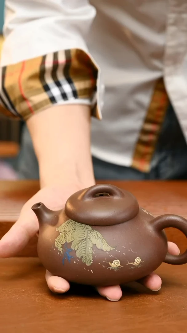 茶壶紫砂精工底槽清乳瓢458