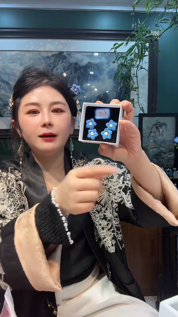 大理石铁合金非遗手工首饰