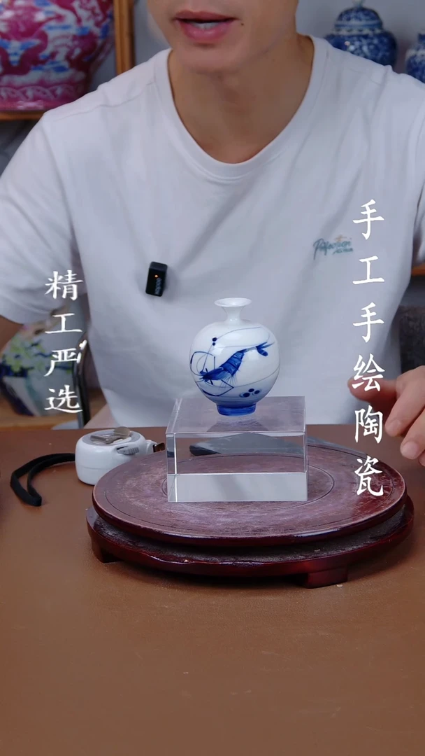 瓶景德镇手工手绘陶瓷摆件5