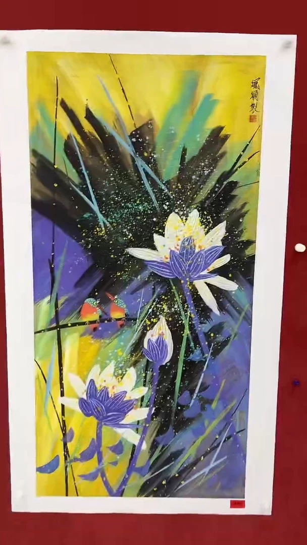 国画杨风顺-8平尺-花鸟-补书