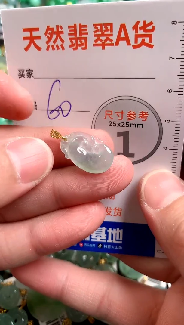 【闪购商品】翡翠颈饰18K金镶嵌13003518