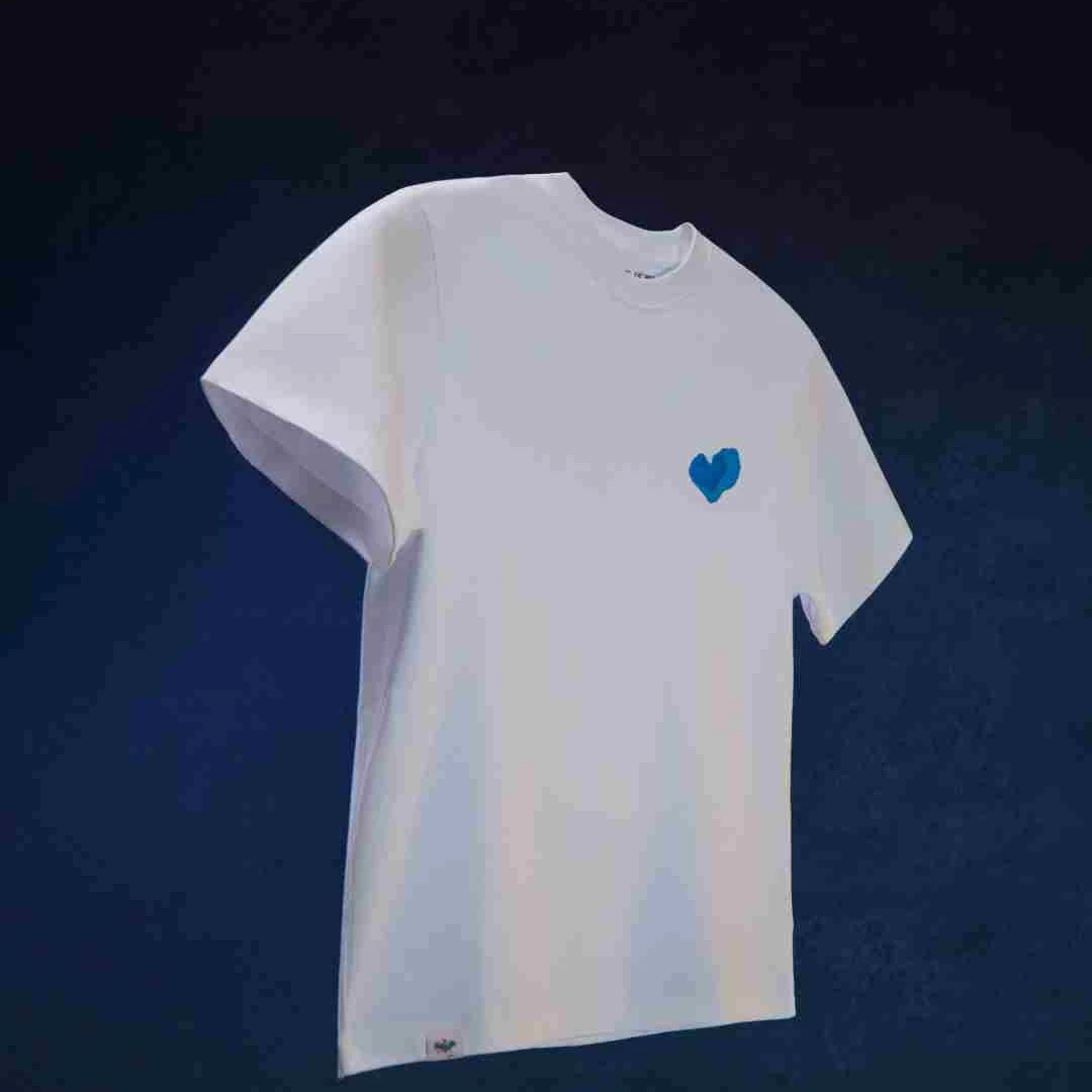 王子豪专属【西藏爱心湖】古如拉措短袖T恤 男女同款小众设计感