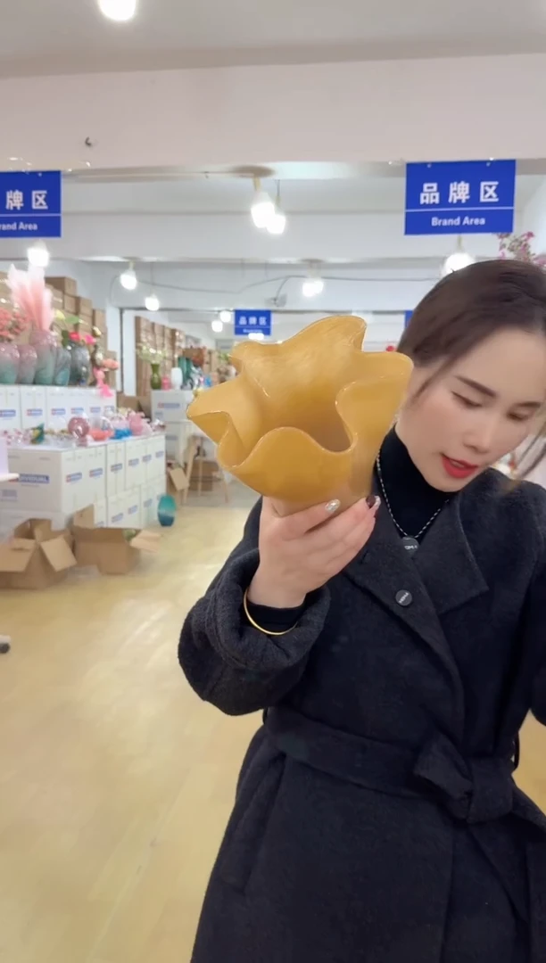 【闪购商品】无铅玻璃美全花器-q-早20