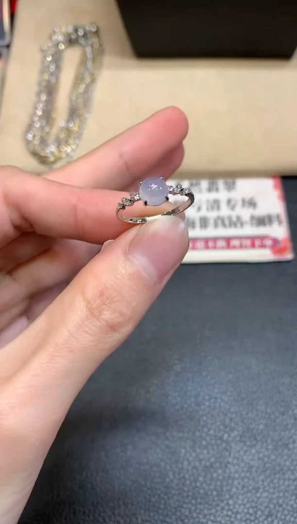 【闪购商品】翡翠戒指18K金镶嵌【无鉴赏期】