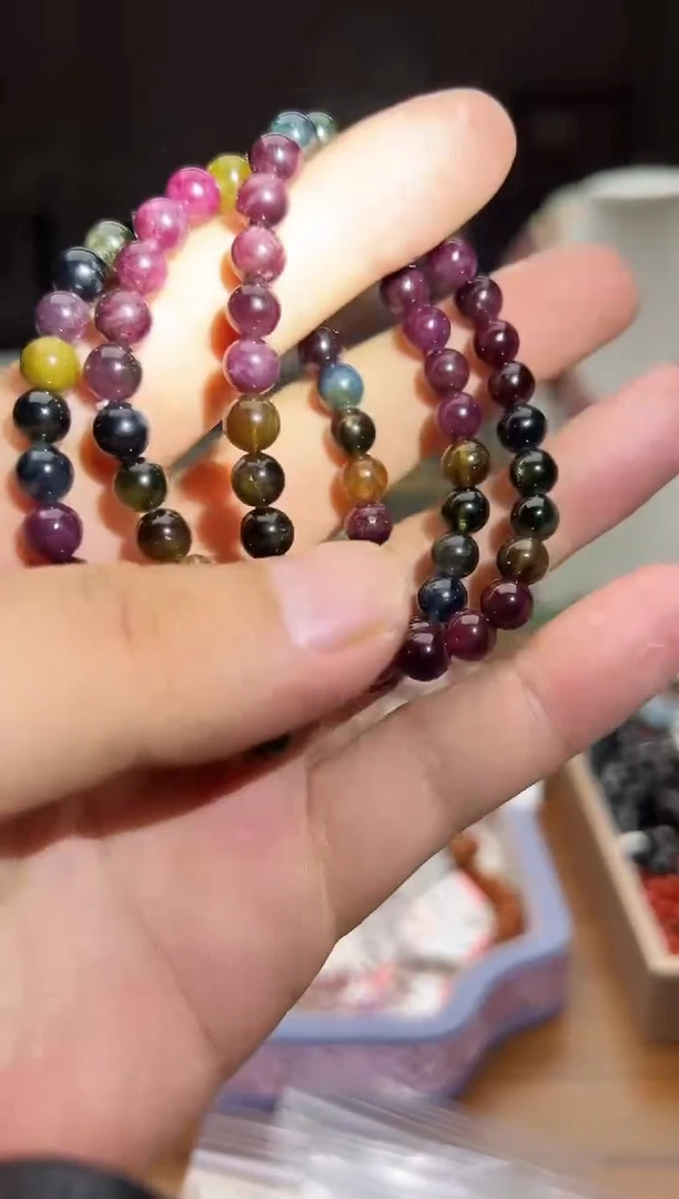 未镶嵌手链碧玺猫眼碧玺 卡6+ 多样性发一