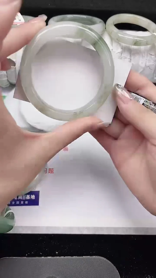 未镶嵌手镯石英质玉3-56/57