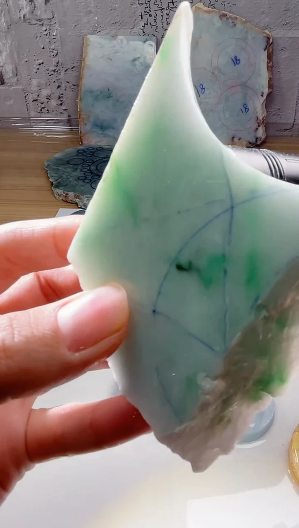 裸石翡翠天然翡翠A货石 南 949