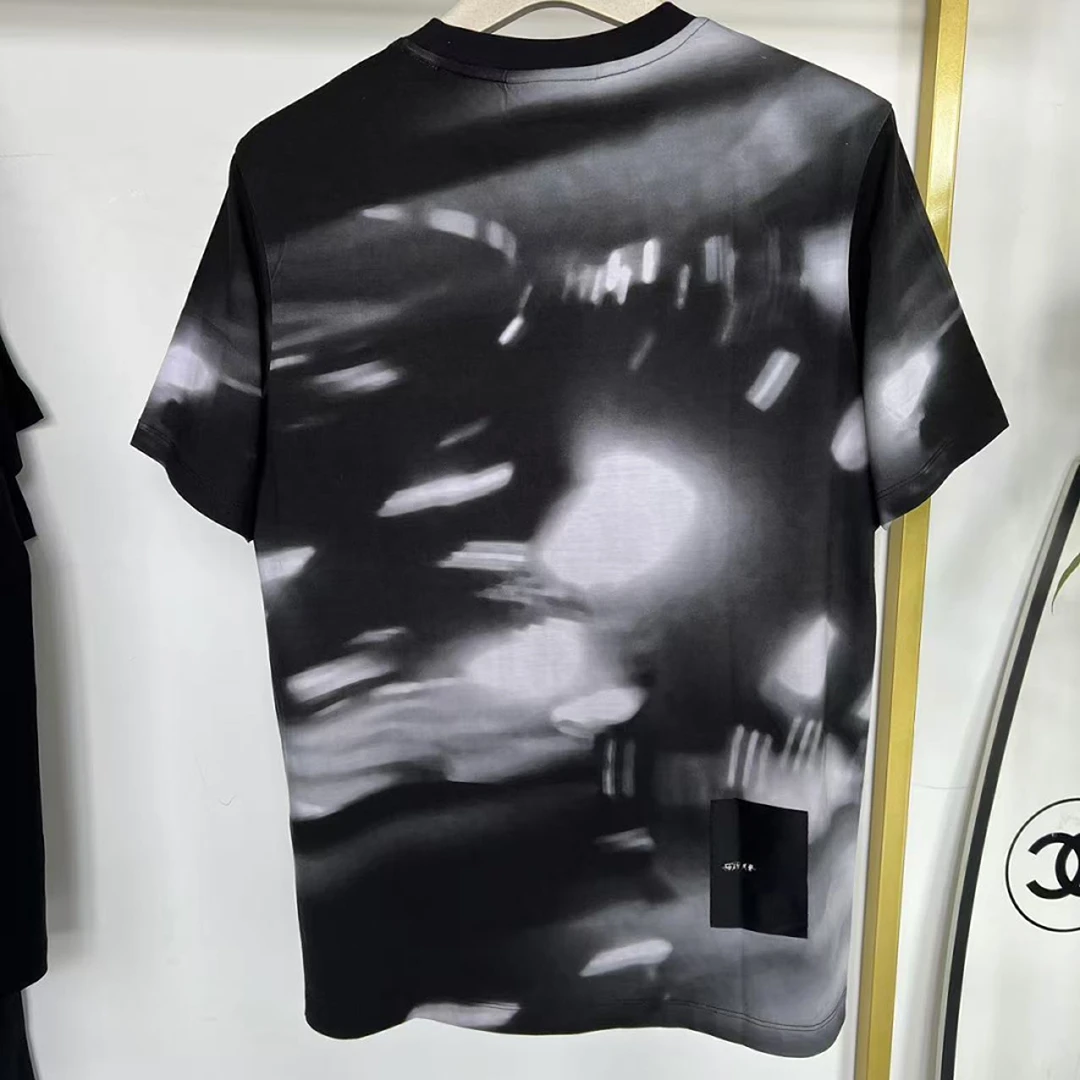 C-17  潮牌夏季男款扎染休闲圆领短袖T恤 22001