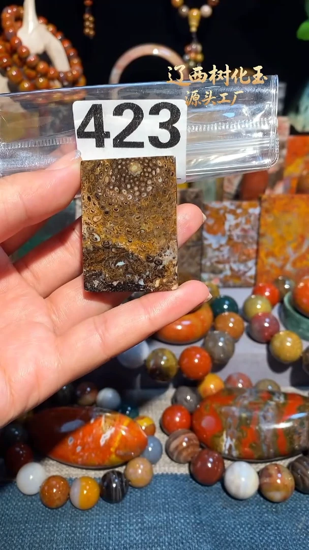未镶嵌-硅化玉天然北票硅化玉吊坠