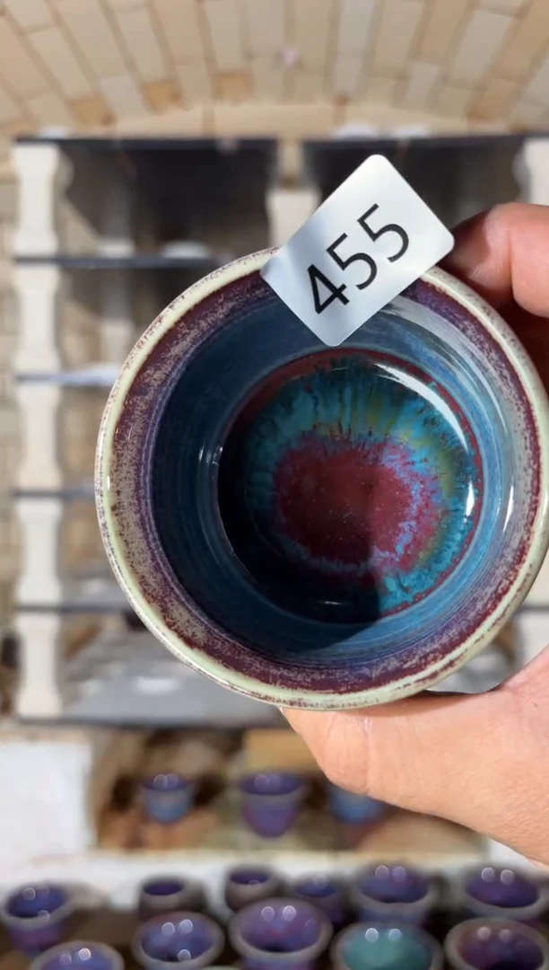 杯精品窑变钧瓷茶器
