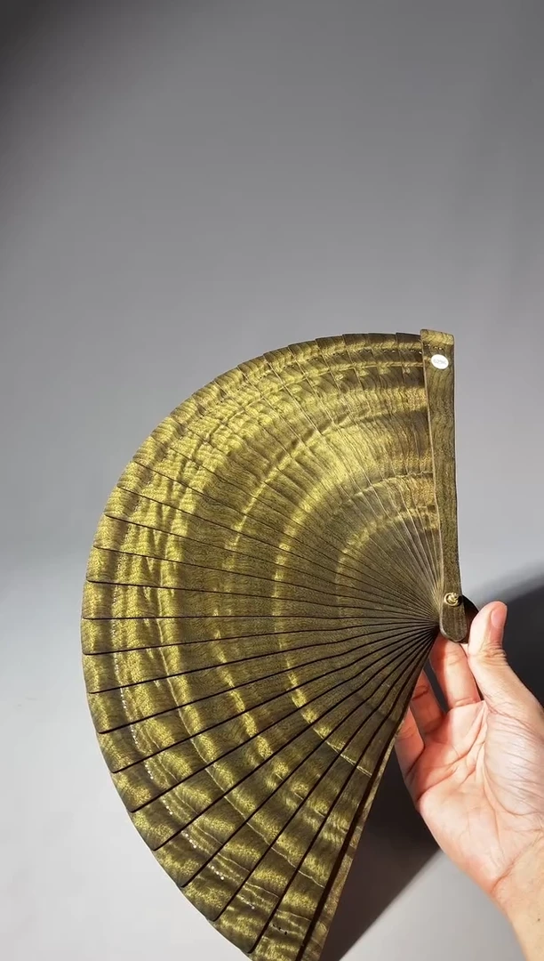 其他楠木（金丝楠）墨*629号21cm乌木金丝楠小叶桢楠扇子