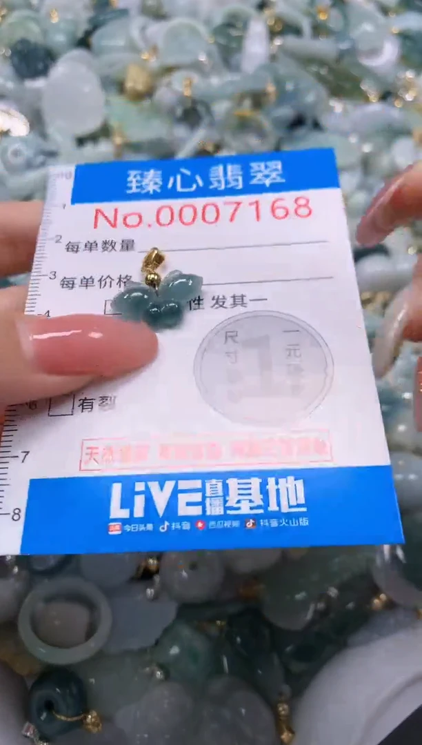翡翠未镶嵌颈饰7168