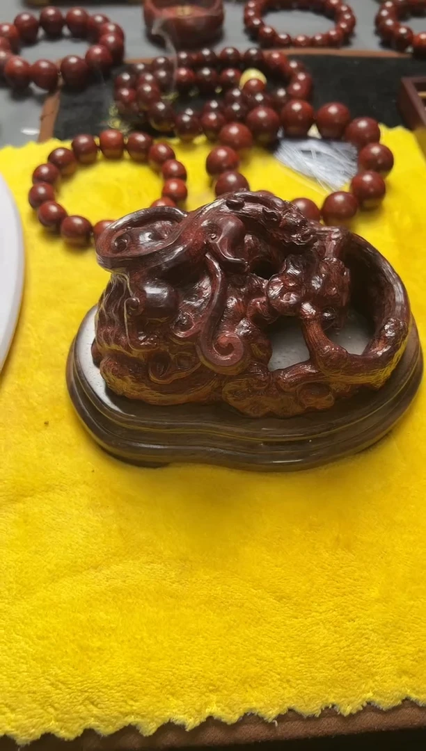 紫檀木类端景台印度小叶紫檀盘香炉