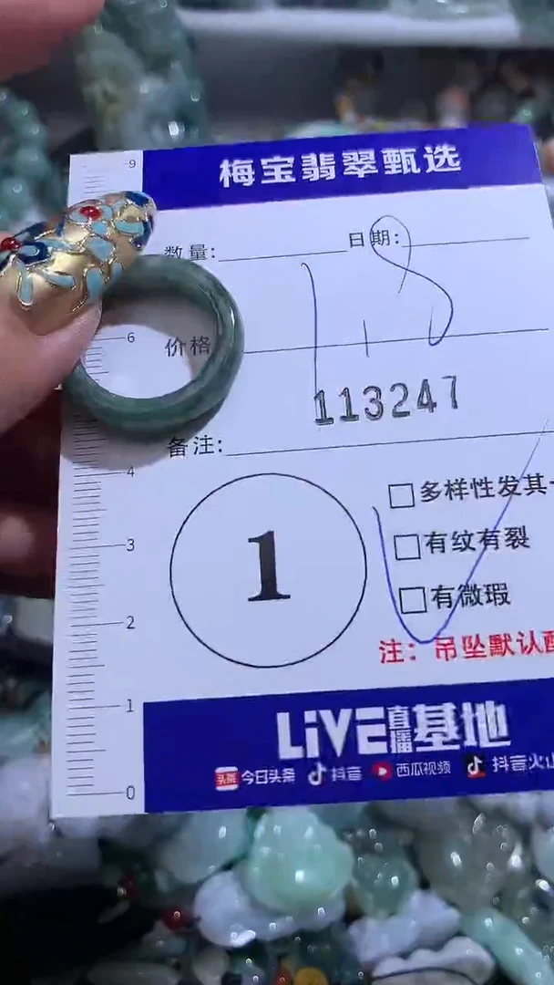 吊坠(不含链)未镶嵌翡翠113247