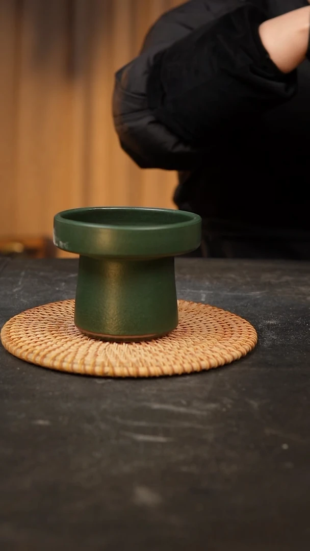 【闪购商品】瓷片泥泥手工花盆口9