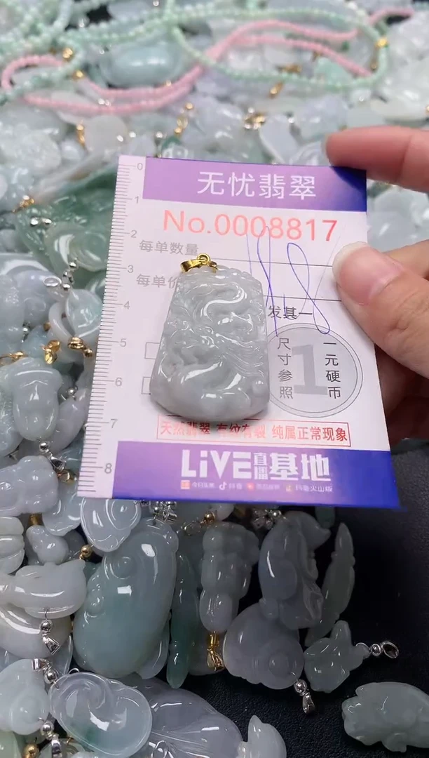 吊坠(不含链)未镶嵌翡翠8817