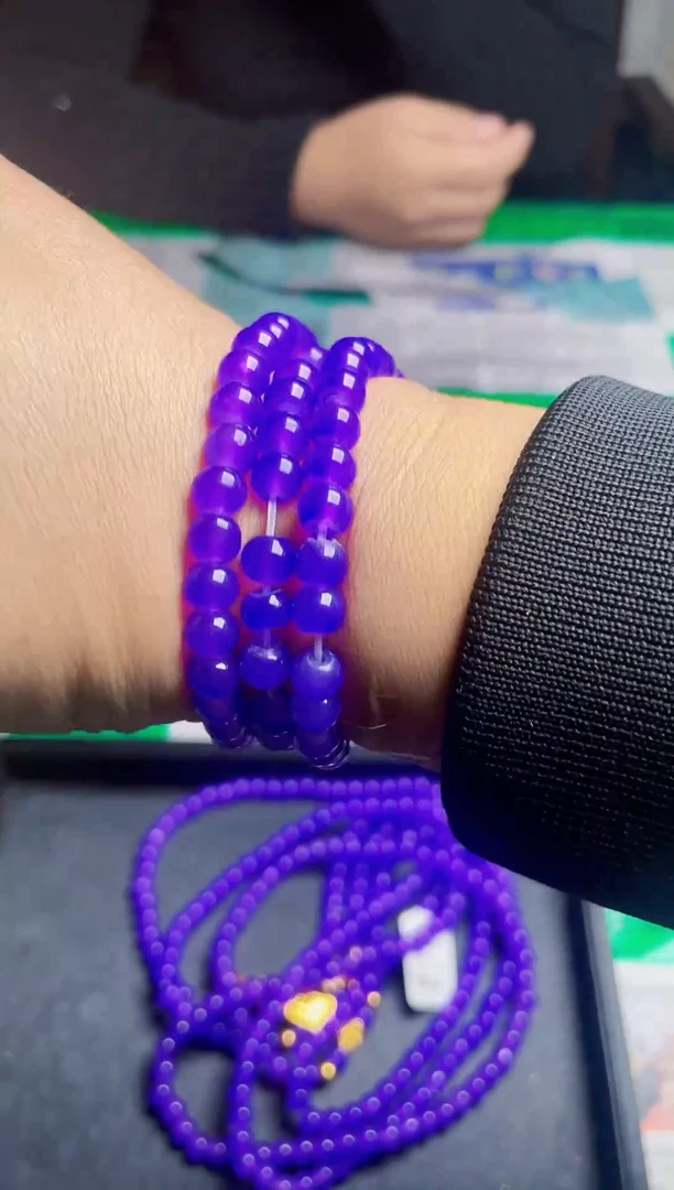 强子收货--所见即所得--多样性发货--W3紫色项链