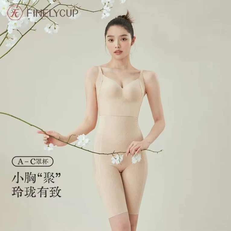梵妳卡波收腹收副乳防下垂内衣调整型小胸聚拢女士冬季穿搭文胸