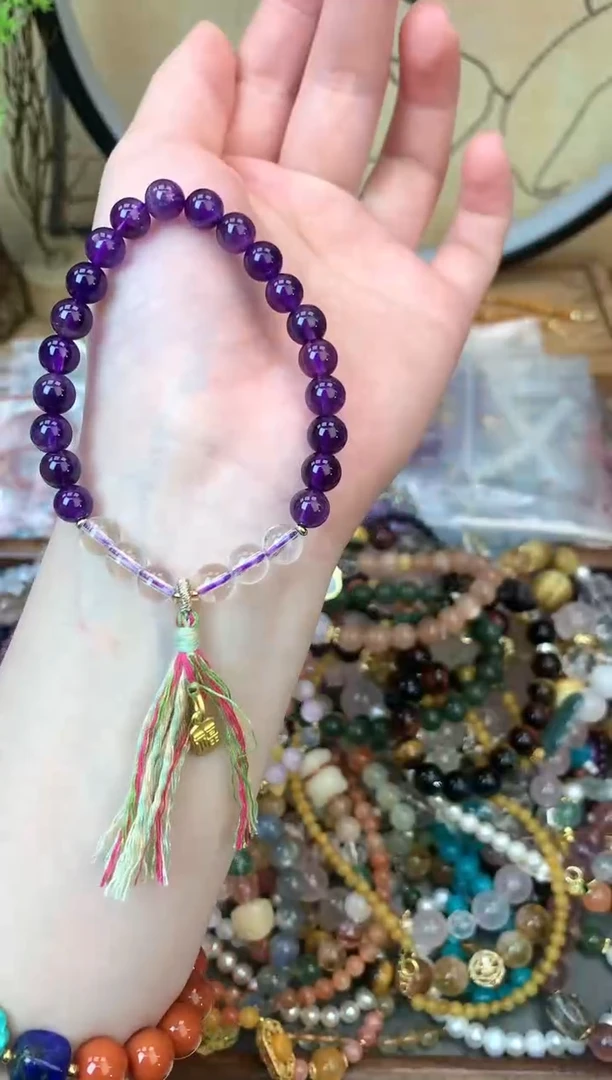 【闪购商品】紫晶手链未镶嵌332手串