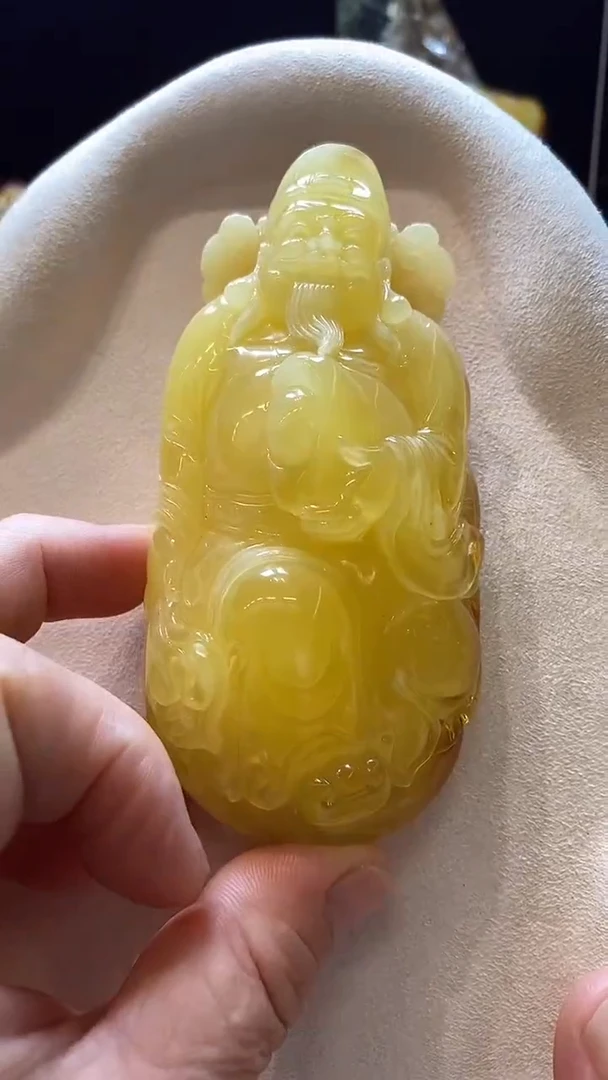琥珀颈饰未镶嵌吊坠
