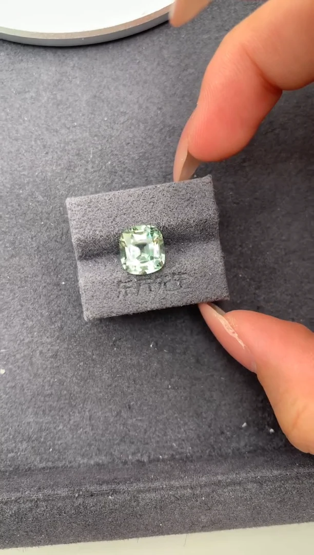 未镶嵌裸石碧玺3.3ct绿碧玺 定制 fc