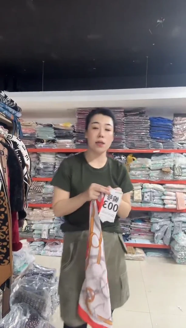 亚麻芳姐围巾福利003