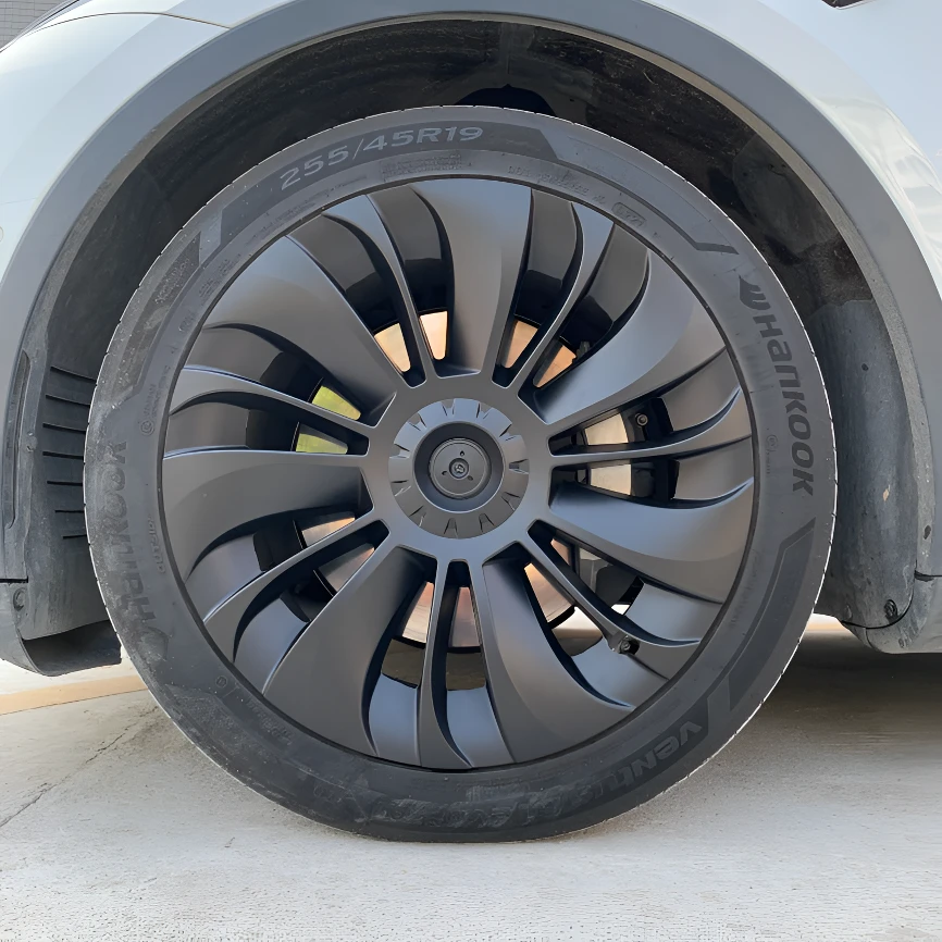 【Model Y】特斯拉modely19寸14幅左右对称轮毂盖全包边4个装