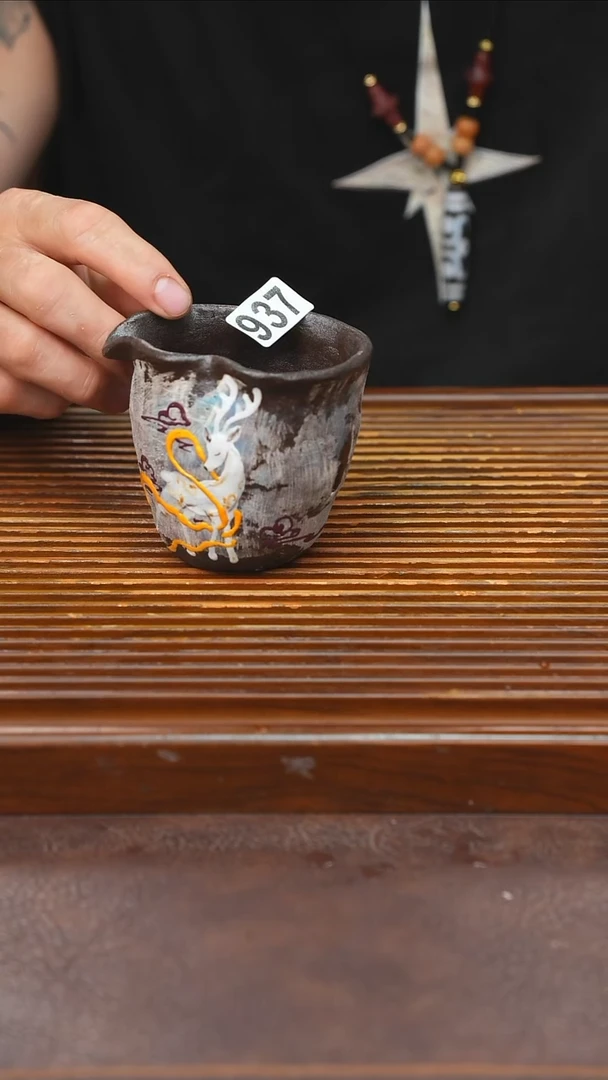 万古烧粗陶手工茶具