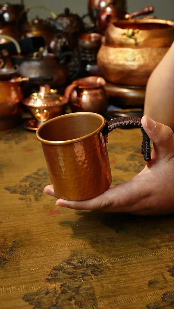 紫铜高端手工咖啡杯