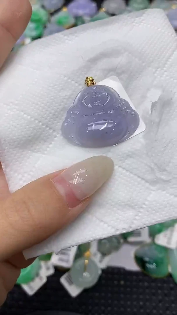 颈饰18K金镶嵌翡翠11111111111