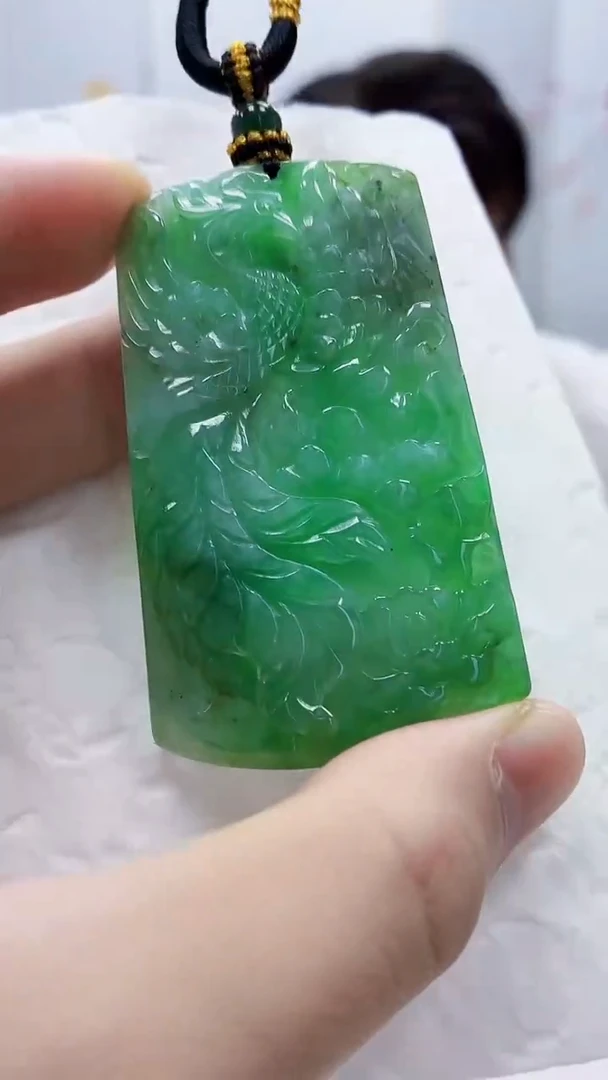 未镶嵌定制翡翠5060bb-毛货挂件43