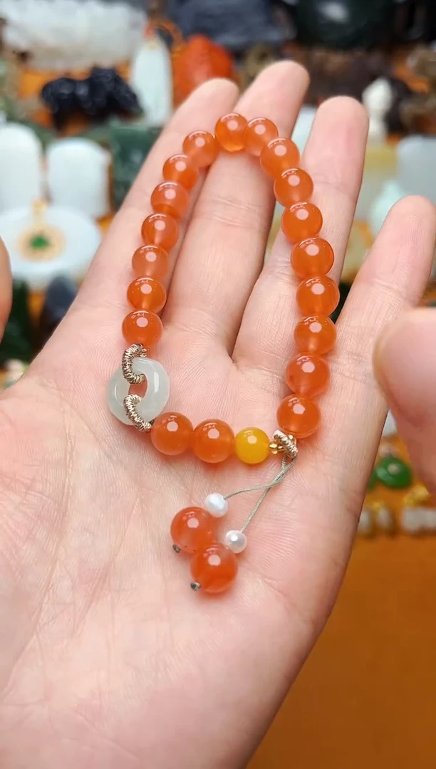 【闪购商品】南红玛瑙手串未镶嵌手串