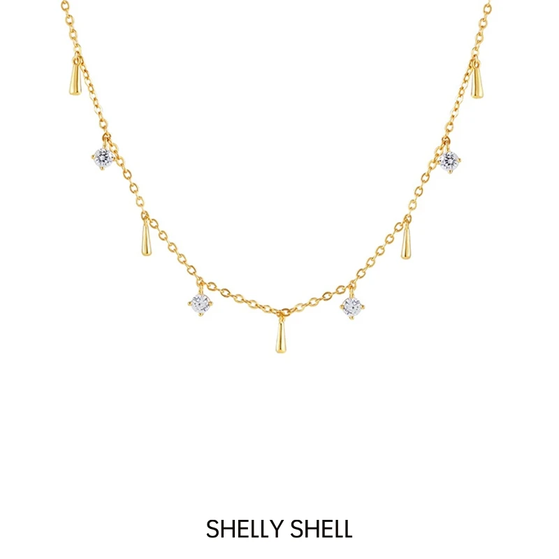 Shelly Shell 铜合金项链 choker项链 轻奢百搭