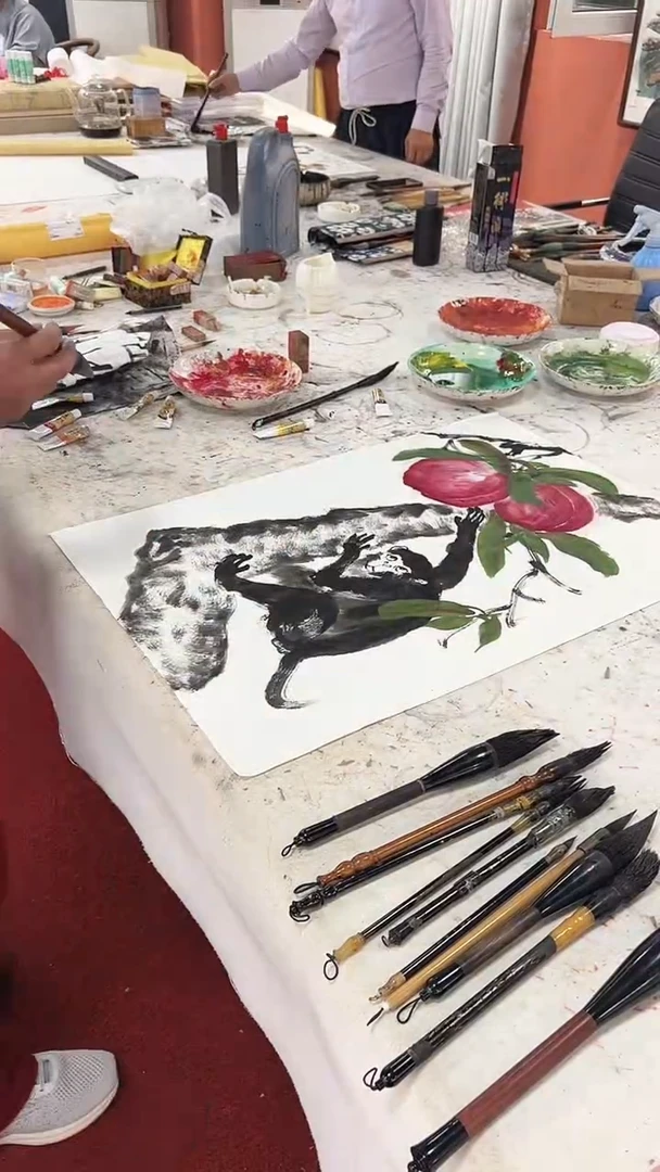 国画周大拙/国画/花鸟