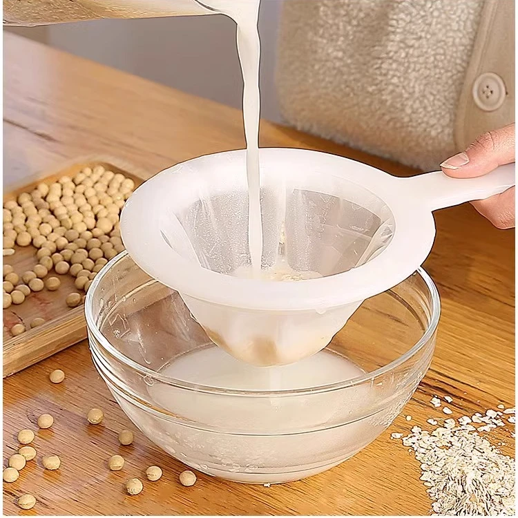 豆浆过滤网厨房家用超细榨果汁漏网分离过滤器隔渣厨房漏勺过滤勺