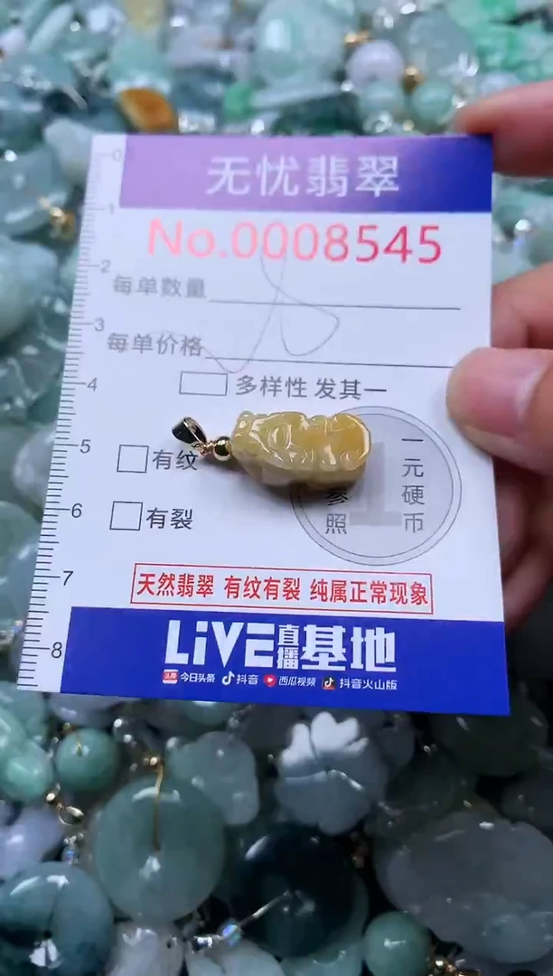 颈饰未镶嵌翡翠8545