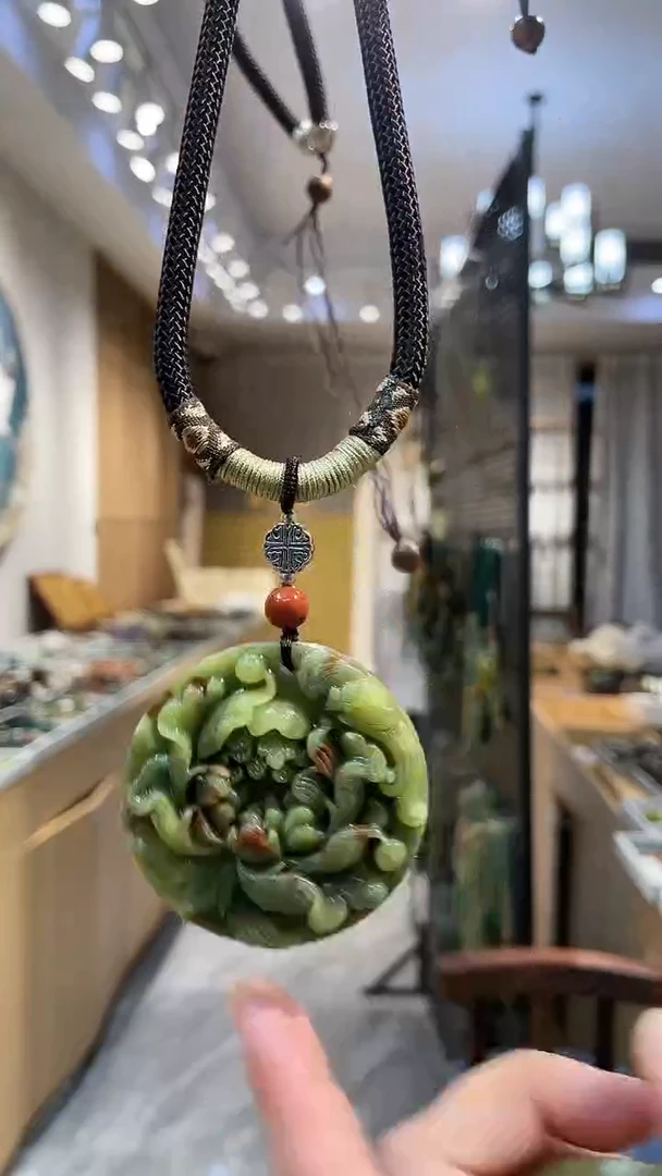 【闪购商品】岫玉颈饰未镶嵌吊坠