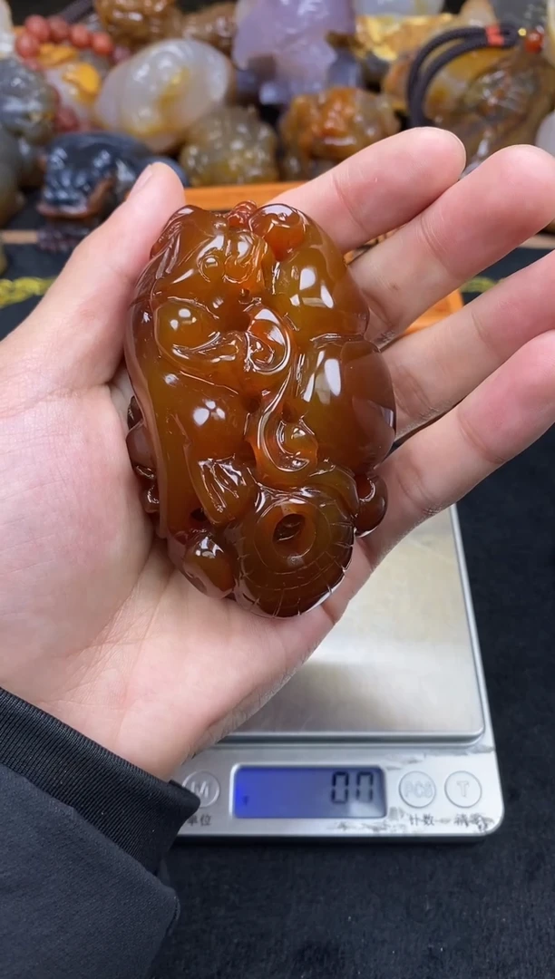 未镶嵌玛瑙/玉髓珠宝奇石喜*羊0