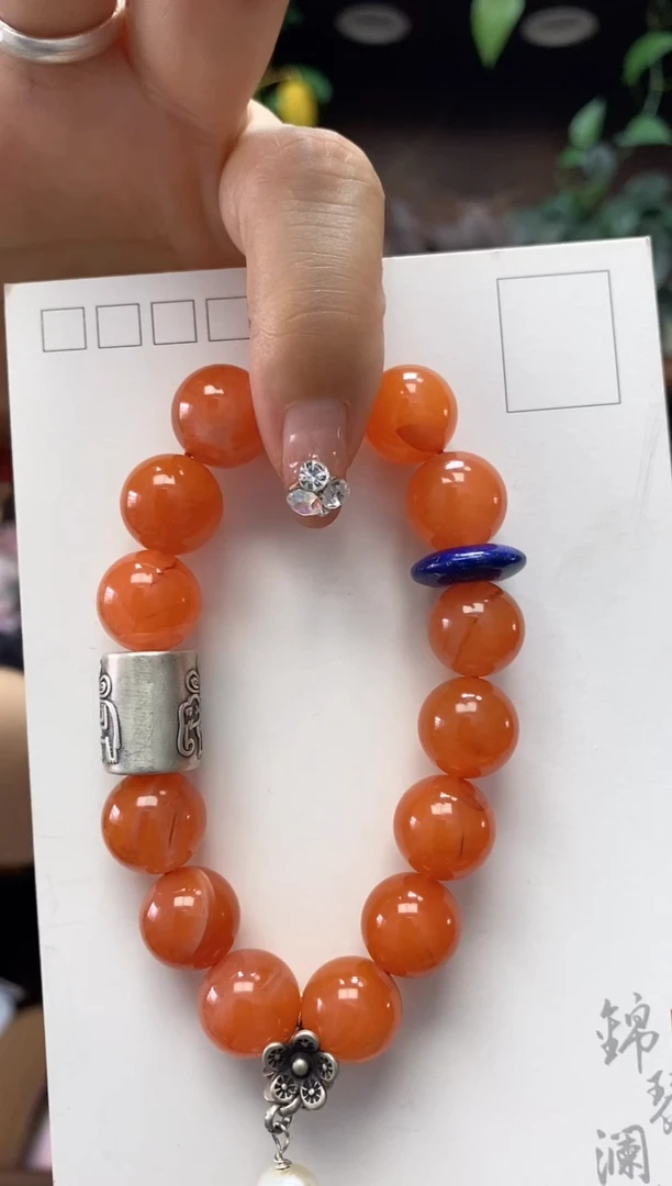 未镶嵌手串玛瑙/玉髓小*人·