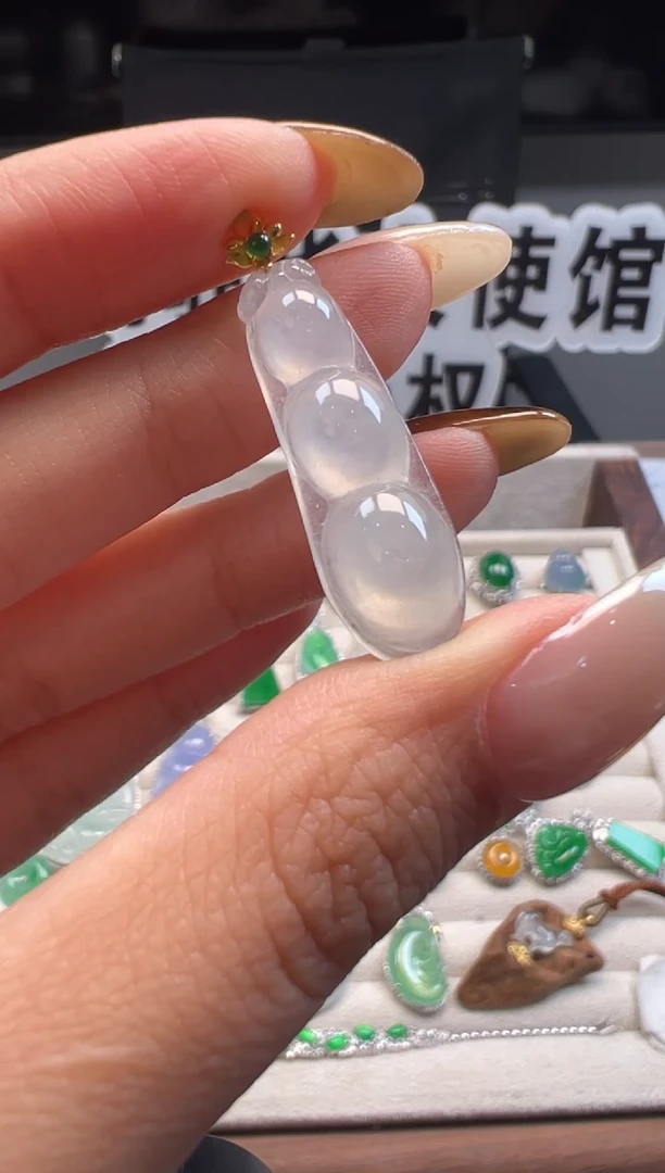 吊坠(不含链)18K金镶嵌翡翠缅甸珠宝严选