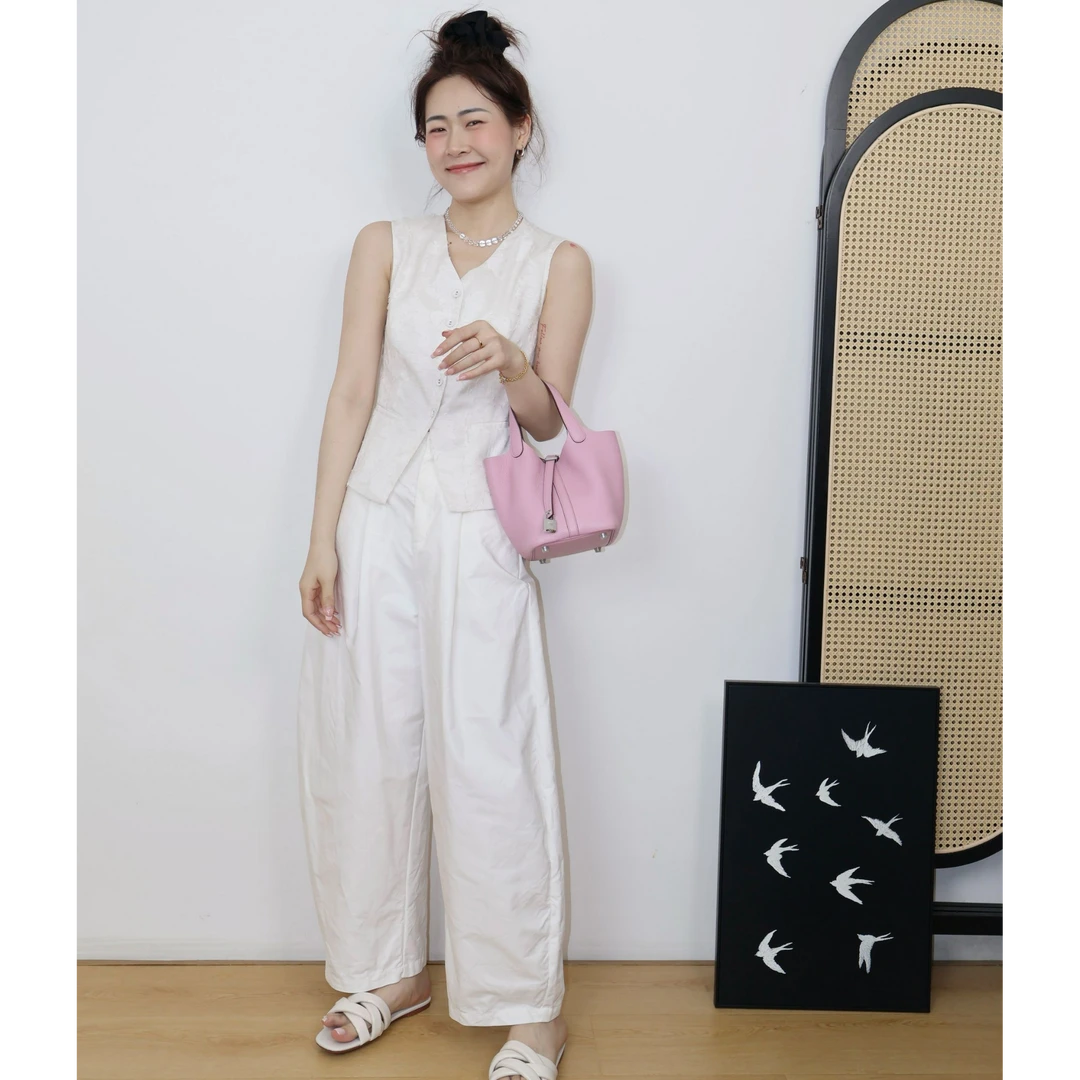 菜篮子手提包大容量纯手缝蜡线18进口头层TC包包女款爆款2025新款