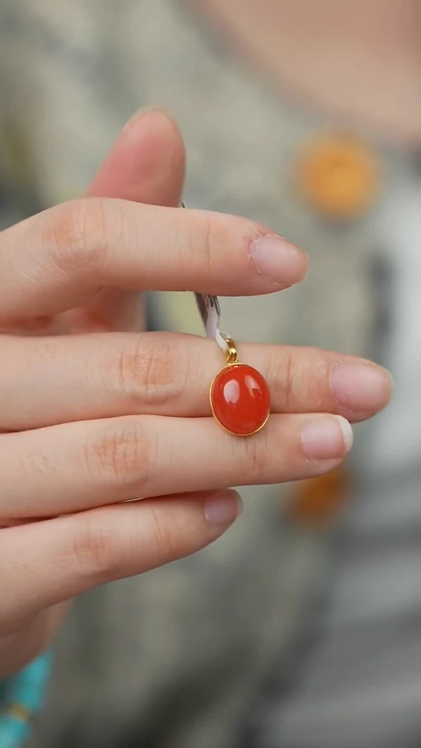 未镶嵌R27（多样性发一件）南红玛瑙吊坠