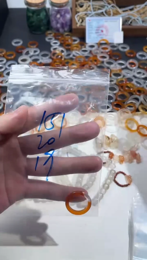 【闪购商品】玛瑙/玉髓戒指未镶嵌151