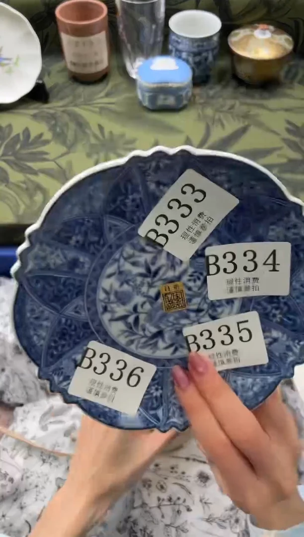 瓷片豆*       B336