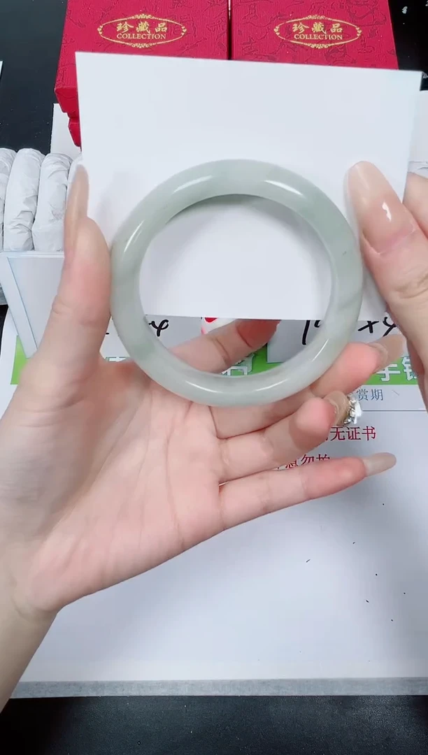 【闪购商品】石英质玉手镯合金K255-56.0