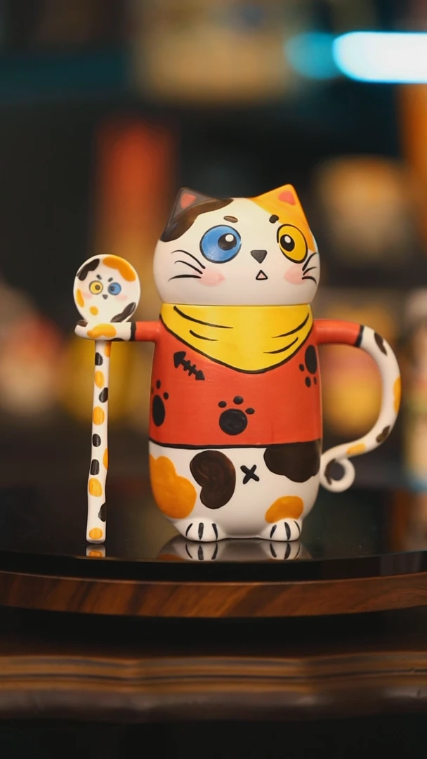 【闪购商品】杯子景德镇高温釉下彩绘设计师款