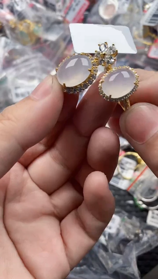 银S925镶嵌戒指翡翠888    6