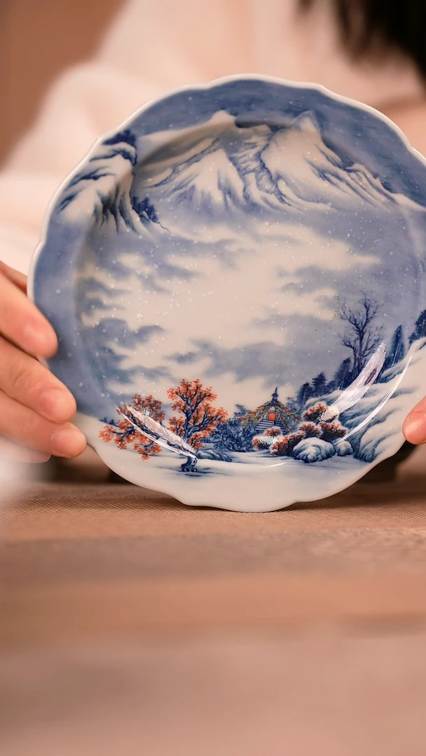 【闪购商品】杯景琳藏雪景壶承
