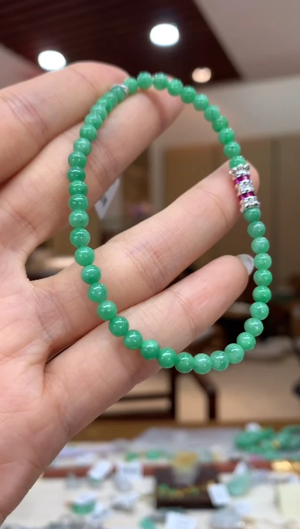 未镶嵌手串翡翠手串