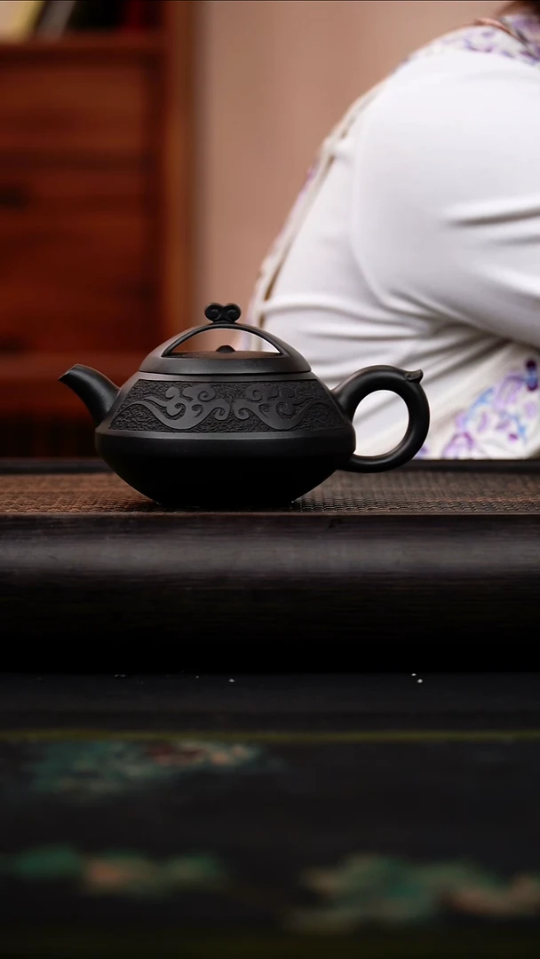茶壶紫砂高黑料 大圣